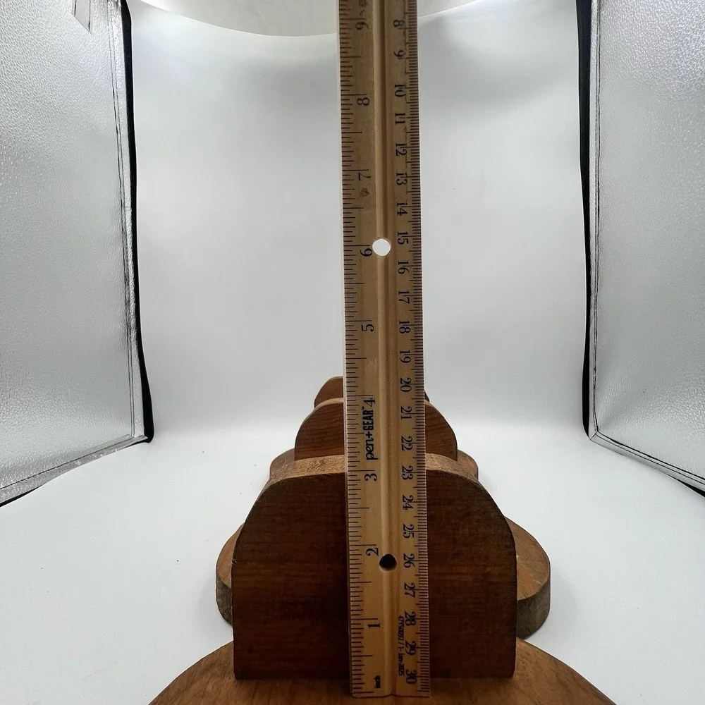 Vintage 3 Tier Wooden Handmade Heart Shaped Wall Shelf  Cottagecore Granny